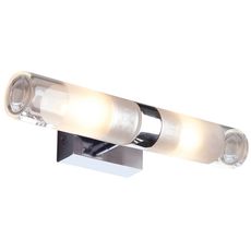 Светильник для ванной комнаты с арматурой хрома цвета, стеклянными плафонами SLV 151282