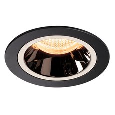 Точечный светильник с арматурой чёрного цвета, металлическими плафонами SLV 1003846