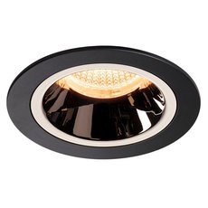 Точечный светильник с арматурой чёрного цвета, металлическими плафонами SLV 1003849