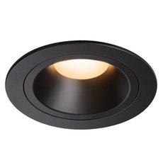 Точечный светильник с арматурой чёрного цвета, плафонами чёрного цвета SLV 1003868