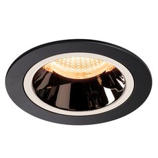 Точечный светильник с арматурой чёрного цвета, металлическими плафонами SLV 1003870