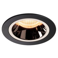 Точечный светильник с арматурой чёрного цвета, металлическими плафонами SLV 1003894