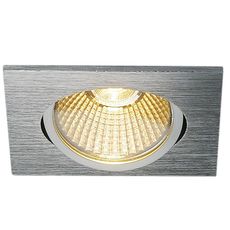 Точечный светильник с арматурой алюминия цвета, металлическими плафонами SLV 114396