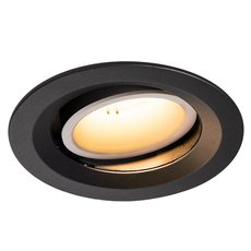 Точечный светильник с арматурой чёрного цвета, плафонами чёрного цвета SLV 1003554