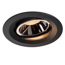 Точечный светильник с арматурой чёрного цвета, металлическими плафонами SLV 1003558
