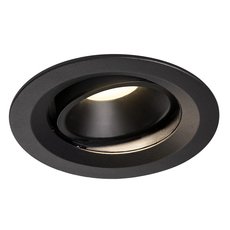 Точечный светильник с арматурой чёрного цвета, металлическими плафонами SLV 1003607