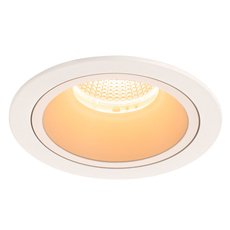 Точечный светильник с арматурой белого цвета, металлическими плафонами SLV 1003974