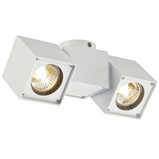 Точечный светильник с арматурой белого цвета, металлическими плафонами SLV 151531
