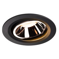 Точечный светильник с арматурой чёрного цвета, металлическими плафонами SLV 1003630