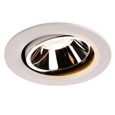 Точечный светильник с арматурой белого цвета, металлическими плафонами SLV 1003639