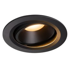 Точечный светильник с арматурой чёрного цвета, металлическими плафонами SLV 1003673