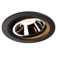 Точечный светильник с арматурой чёрного цвета, металлическими плафонами SLV 1003681