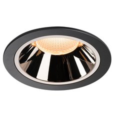 Точечный светильник с арматурой чёрного цвета, плафонами чёрного цвета SLV 1004017