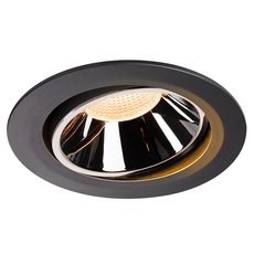 Точечный светильник с арматурой чёрного цвета, металлическими плафонами SLV 1003699