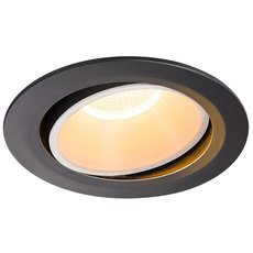 Точечный светильник с металлическими плафонами чёрного цвета SLV 1003701