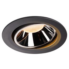 Точечный светильник с арматурой чёрного цвета, металлическими плафонами SLV 1003726