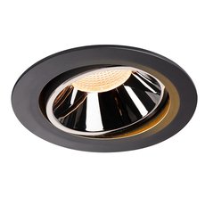 Точечный светильник с арматурой чёрного цвета, металлическими плафонами SLV 1003747