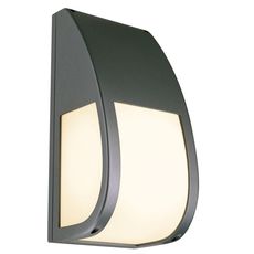 Светильник для уличного освещения с арматурой чёрного цвета, плафонами белого цвета SLV 227176