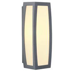 Светильник для уличного освещения с арматурой чёрного цвета, плафонами белого цвета SLV 230085