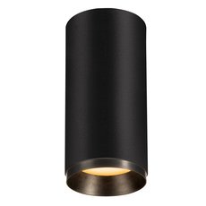 Точечный светильник с арматурой чёрного цвета, металлическими плафонами SLV 1004516