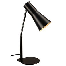 Настольная лампа с арматурой чёрного цвета, плафонами чёрного цвета SLV 146000
