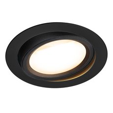 Точечный светильник с арматурой чёрного цвета, плафонами чёрного цвета SLV 1004668