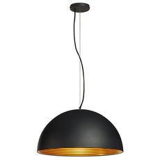 Светильник с металлическими плафонами чёрного цвета SLV 155930