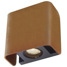 Светильник для уличного освещения с арматурой коричневого цвета, металлическими плафонами SLV 1002902