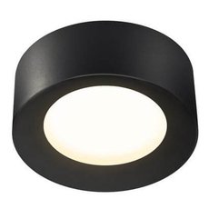 Точечный светильник с арматурой чёрного цвета, плафонами чёрного цвета SLV 1002968