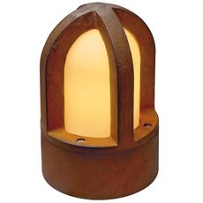 Светильник для уличного освещения с арматурой коричневого цвета, стеклянными плафонами SLV 229430