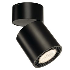 Точечный светильник с арматурой чёрного цвета, металлическими плафонами SLV 1003285