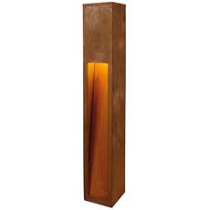 Светильник для уличного освещения с арматурой коричневого цвета, металлическими плафонами SLV 233457