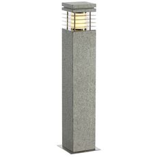 Светильник для уличного освещения с арматурой серого цвета, стеклянными плафонами SLV 231411