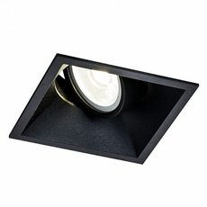 Точечный светильник с арматурой чёрного цвета Maytoni DL029-2-01B