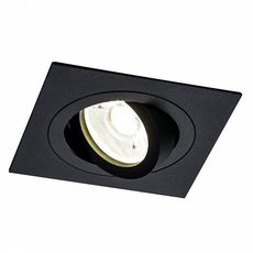 Точечный светильник с арматурой чёрного цвета, плафонами чёрного цвета Maytoni DL024-2-01B