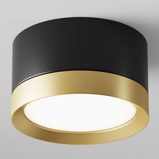 Точечный светильник с арматурой чёрного цвета, плафонами золотого цвета Maytoni C086CL-GX53-SRD-BG