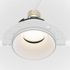 Точечный светильник с арматурой белого цвета, металлическими плафонами Maytoni DL051-U-2W