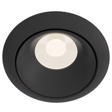Точечный светильник с арматурой чёрного цвета, плафонами чёрного цвета Maytoni DL030-2-01B