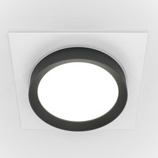 Точечный светильник с арматурой белого цвета, металлическими плафонами Maytoni DL086-GX53-SQ-WB