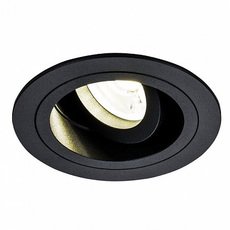 Точечный светильник с арматурой чёрного цвета Maytoni DL025-2-01B
