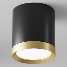Точечный светильник с арматурой чёрного цвета, плафонами золотого цвета Maytoni C086CM-GX53-MRD-BG
