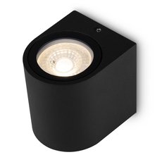 Светильник для уличного освещения с арматурой чёрного цвета, металлическими плафонами Maytoni O044WL-01B