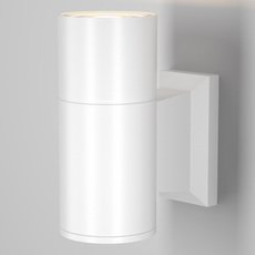 Светильник для уличного освещения с арматурой белого цвета, металлическими плафонами Maytoni O574WL-01W