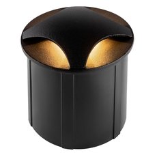 Светильник для уличного освещения с арматурой чёрного цвета, плафонами чёрного цвета Maytoni O036-L3B3K
