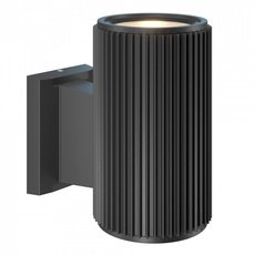 Светильник для уличного освещения с арматурой чёрного цвета, плафонами чёрного цвета Maytoni O419WL-01B