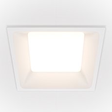 Точечный светильник с арматурой белого цвета Maytoni DL054-12W4K-W