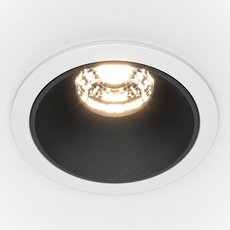 Точечный светильник с арматурой белого цвета, металлическими плафонами Maytoni DL043-01-10W4K-RD-WB