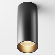 Точечный светильник с металлическими плафонами чёрного цвета Maytoni C056CL-L12B3K-W-B
