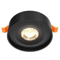 Точечный светильник с арматурой чёрного цвета Maytoni DL035-2-L6B4K