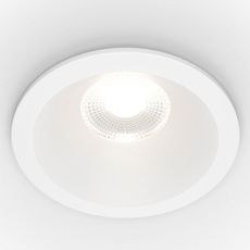 Точечный светильник с арматурой белого цвета Maytoni DL034-L12W4K-W